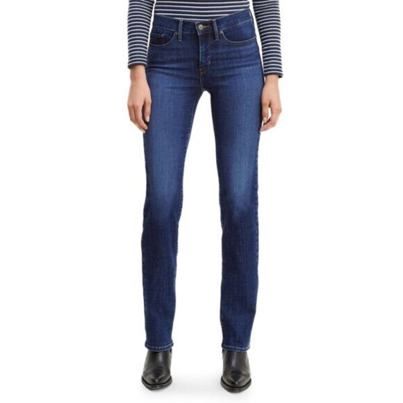 Levi's 314 Shaping Straight Mid Rise Womens Jean 23 - Picture 1 of 6